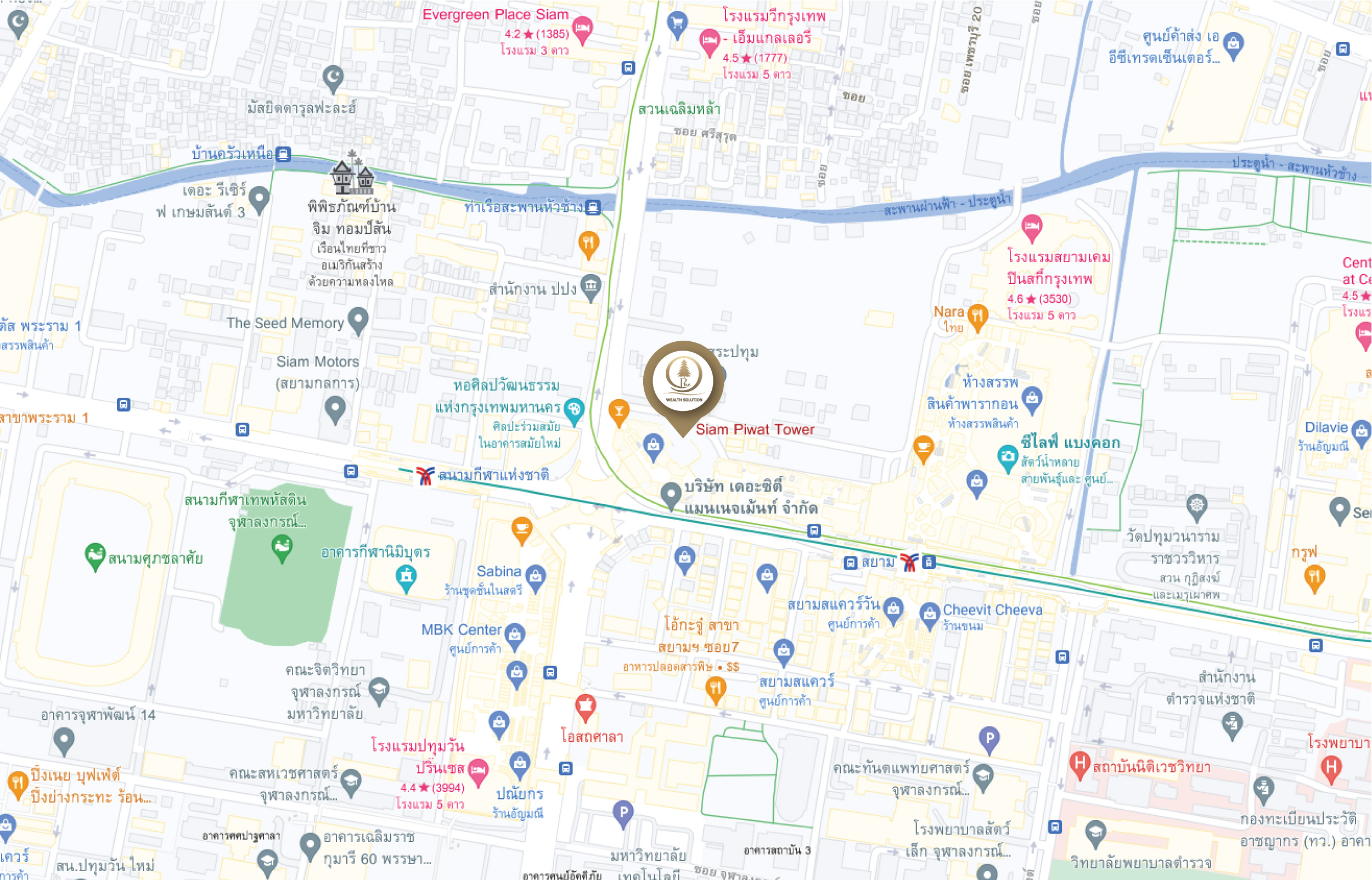 Pine Wealth Solution Securities Company Limited Map